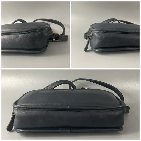 Vintage Coach Multi compartment Zip | #9974 | Navy - Picture 15 of 16